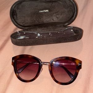 Tom Ford Mia butterfly sunglasses tortoise